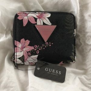 Guess brand new floral print wallet!